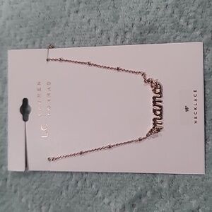 Brand New Lauren Conrad mama necklace, 16"